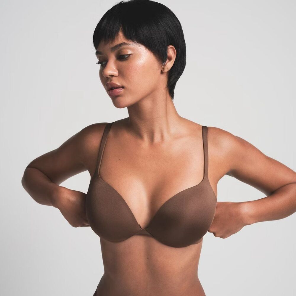 Skims Ultimate Pushup Plunge Bra Jasper Size 30D